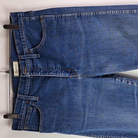 Madewell 10" High-Rise Skinny Faded Blue Jeans Size 31 - Picture 5 of 17